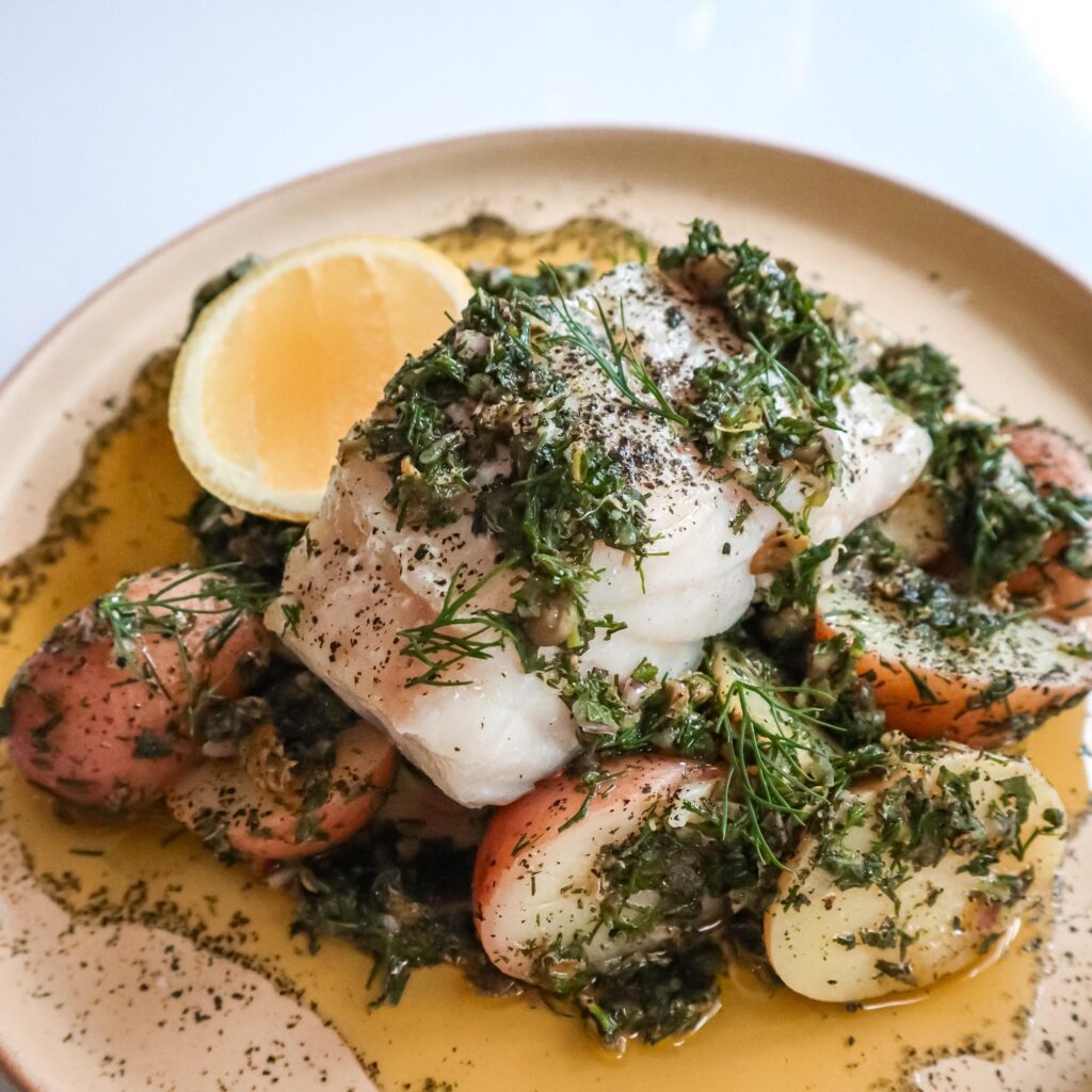 Simple Steps to Lemon- and Oil-Poached Fish Perfection