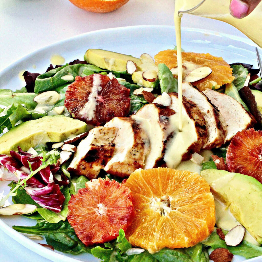 Simple Roast Chicken Recipe with Fresh Citrus Salad