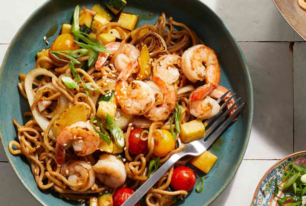 Delicious Noodle Salad and Fried Shrimp Recipes to Try