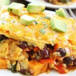 Black Bean Bake with Corn and Spinach Layers