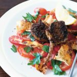 West African Spice-Crusted Lamb Recipe with Tomato Salad