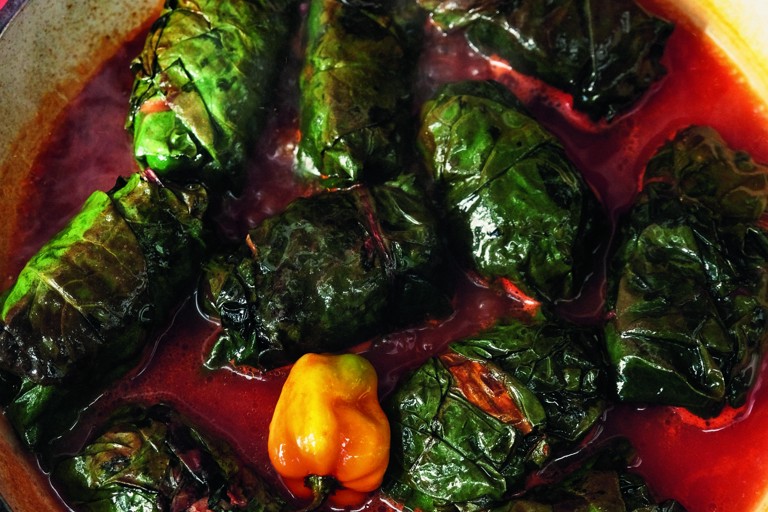 Charutos Recipe with Fiery Tomato Broth and Garlic Oil