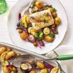 Delicious Courgettes Recipe with Cod, Olives, and Lemon