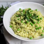 Pea Pod Risotto Emerges as a Seasonal Favorite