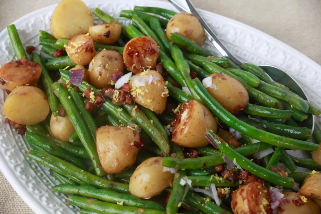 Potatoes, Green Beans and Onion Shine in Fall Recipe
