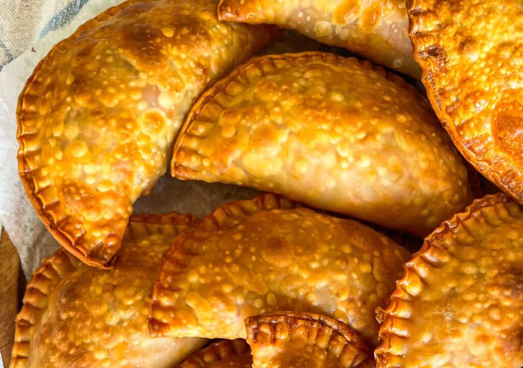 Savory Plantain and Feta Hand Pies with Tangy Tomato Salsa