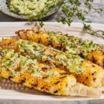 Refreshing Butter Corn Tossed in Coriander Mint Chutney
