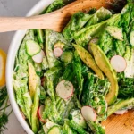Green Mayonnaise Elevates Little Gem Salad with Fresh Flavor