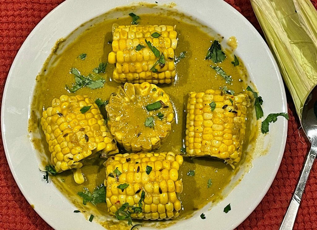 Corn Curry with Cob Chunks Sparks Recipe Trend