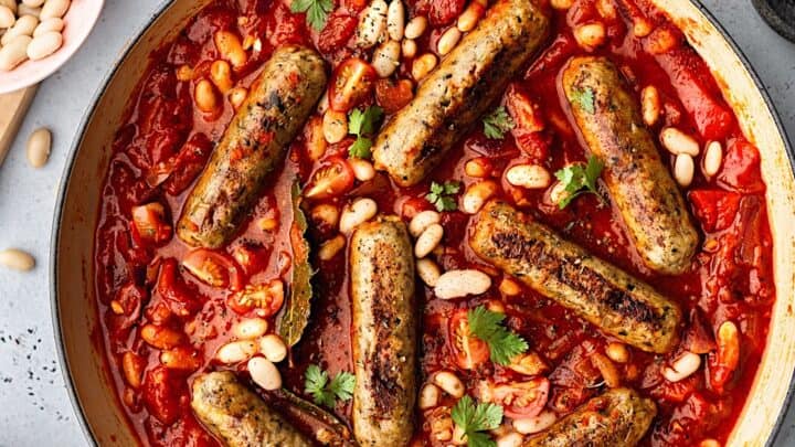 Sausages with Squash and Beans: A Hearty, Flavorful Dish