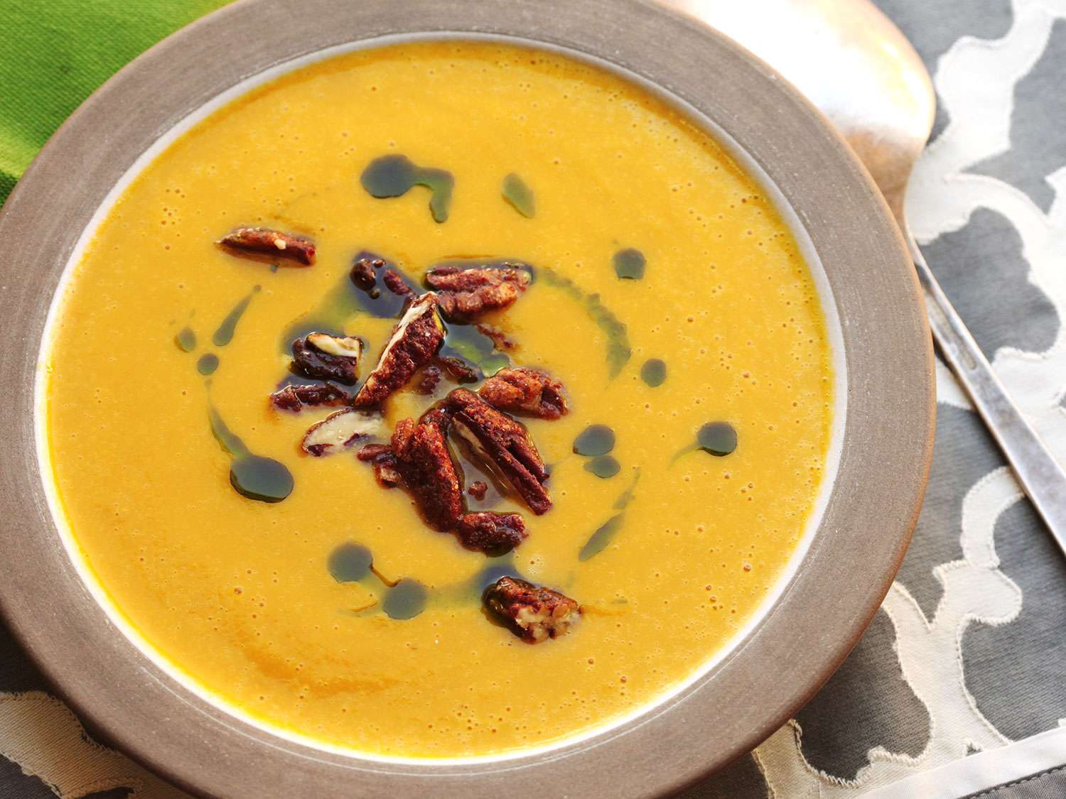 Zesty Lime Dal with Roasted Squash and Chilli Cashews