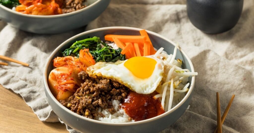 Miso-Peanut Sauce Elevates Classic Bibimbap Flavor