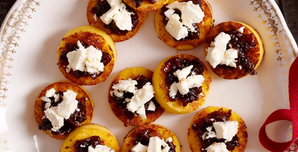 Polenta Recipe with Sweet-and-Sour Figs and Pecorino