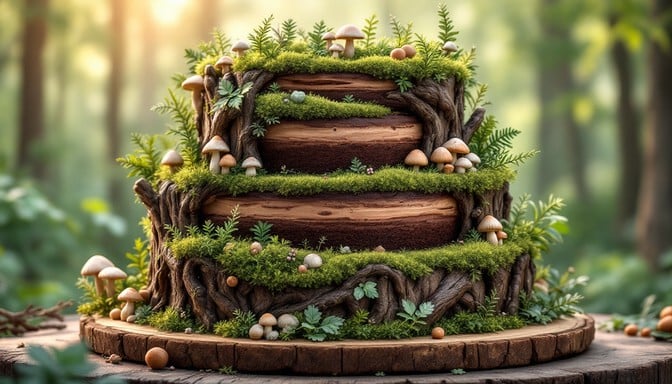 Forest Floor Cake: A Stunning Nature-Inspired Dessert