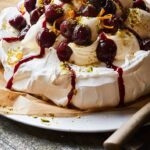 Pistachio and Cherry Meringue Cake Recipe Revealed