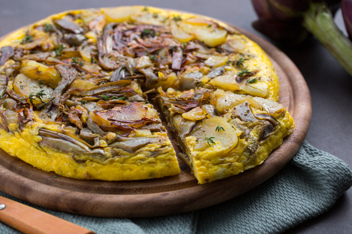 Savory Artichoke, Radicchio & Celery Frittata Ideas