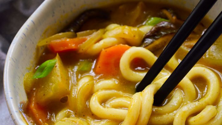 Vegetable udon curry recipe offers a hearty twist