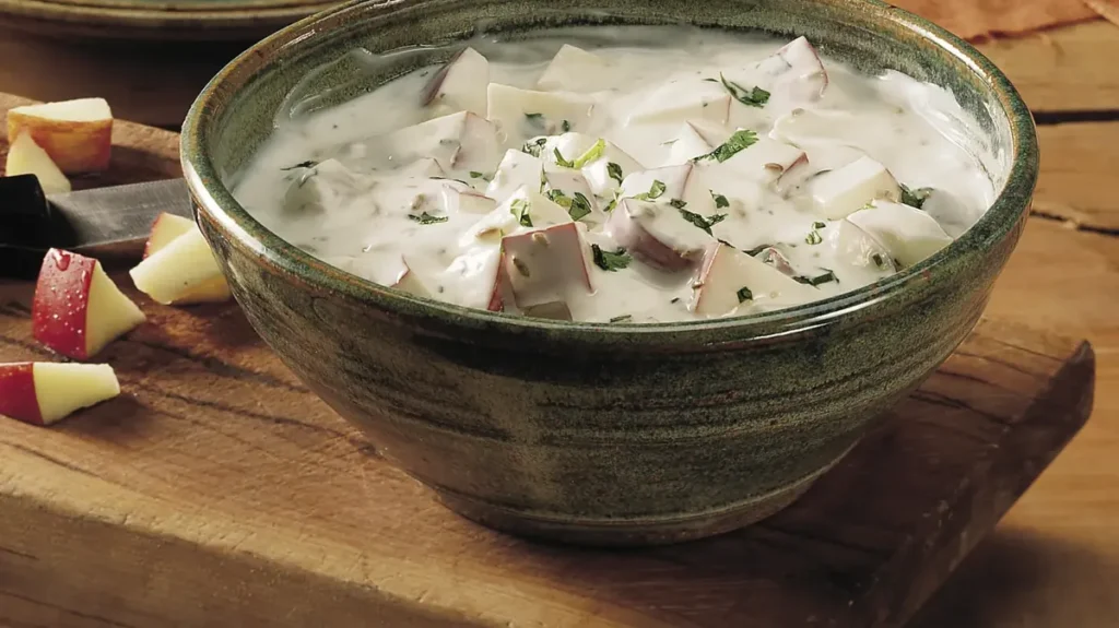 Apple and raisin raita added to contemporary menus