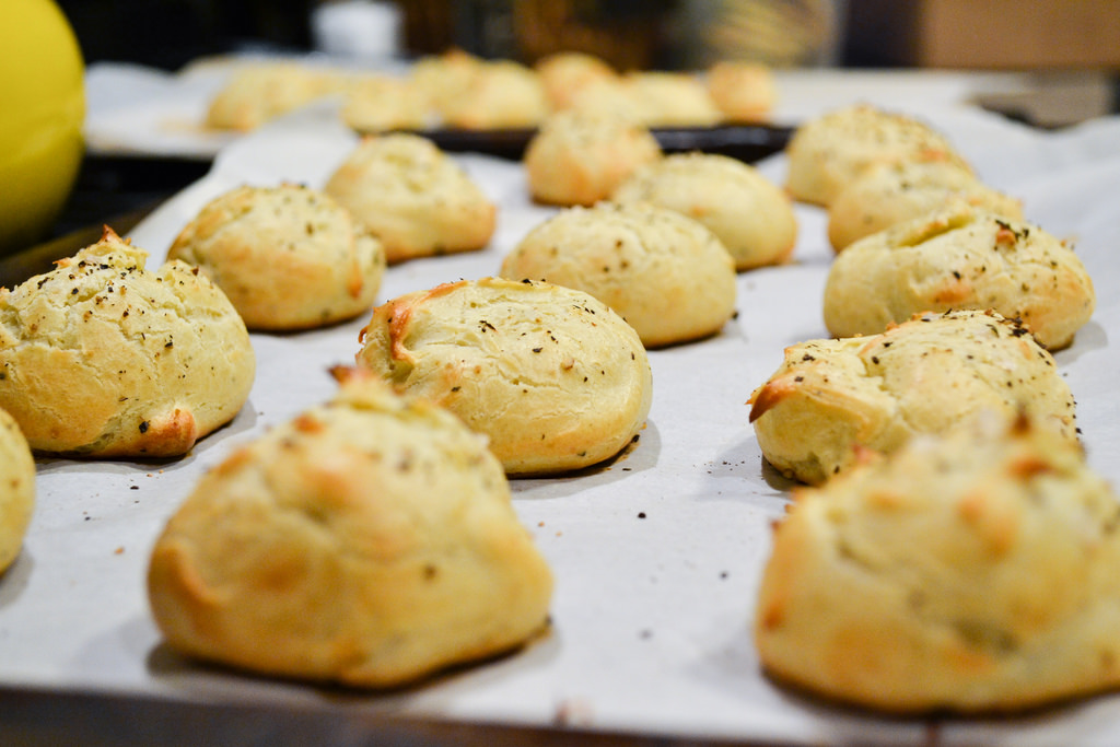 Gougères With Blue Cheese and Honey Highlight Flavor Contrast
