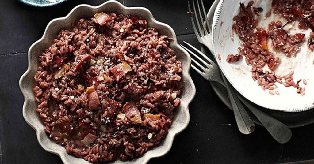 Radicchio and Chianti risotto gains menu attention