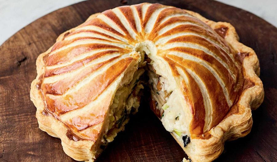 Mushroom and Celeriac Pithivier Offers Gourmet Vegetarian Option