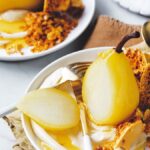 Hibiscus-poached pears gain attention as dessert trend