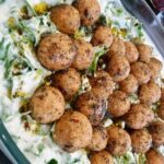 Kbeibat Bulgur Highlights Spring Onion, Pomegranate