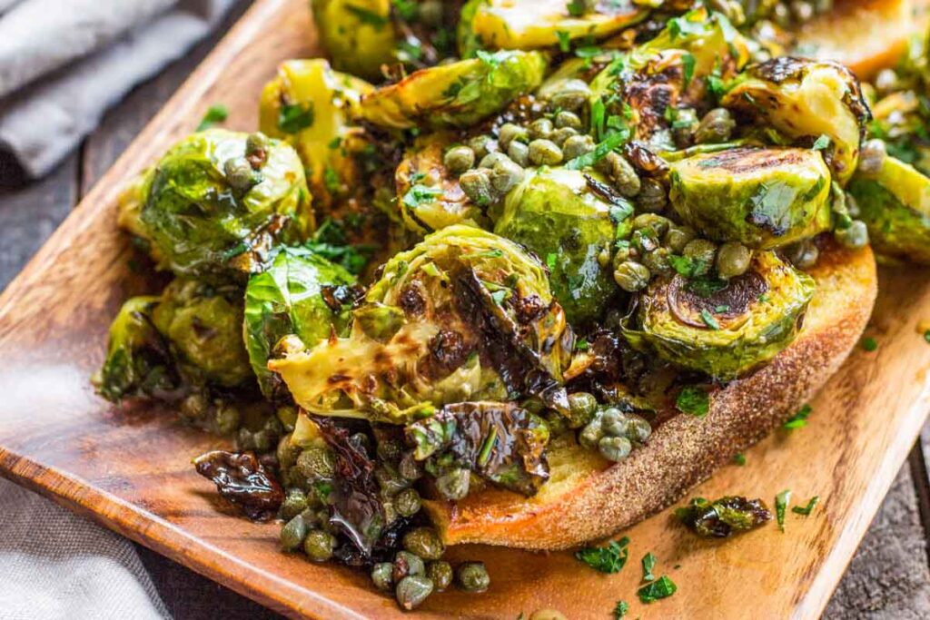 Roast Sprouts Get Anchovy, Parmesan Twist