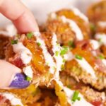 Crisps Topped With Pimento Cheese and Pickles