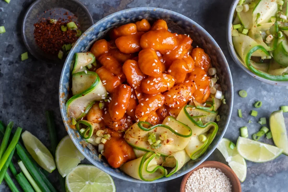 Tofu Gochujang Ragu With Gnocchi Blends Cuisines