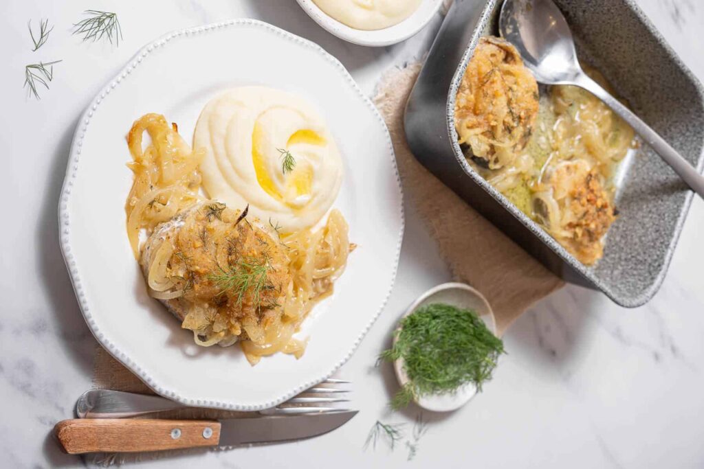 Roast Hake With Caper Anchovy Butter Recipe