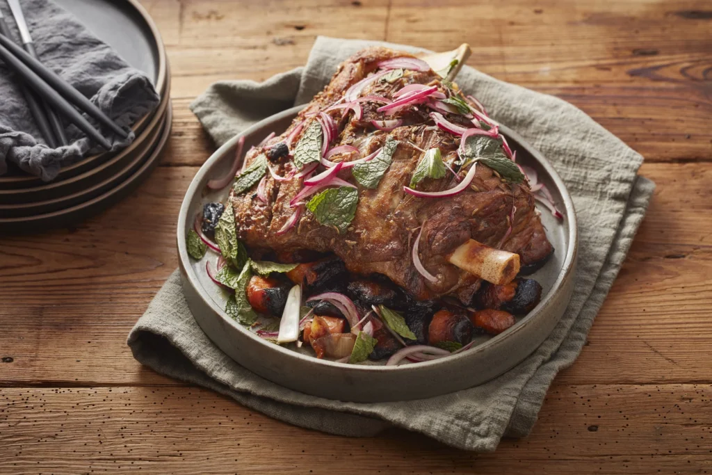 Spiced Lamb Shoulder Cooked Low and Slow