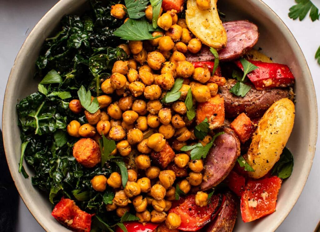 Root Vegetable Rösti Paired with Pickled Onion Salad