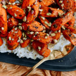 Roasted Carrots With Za’atar, Labneh and Pistachios