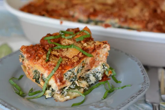 Ricotta Hazelnut Kale Lasagne Highlights Dish