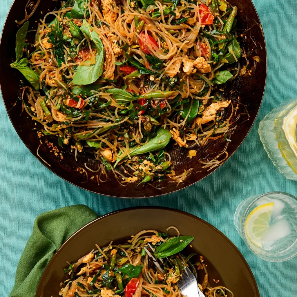 Rose Beancurd Noodles Bring Seasonal Ingredients Together