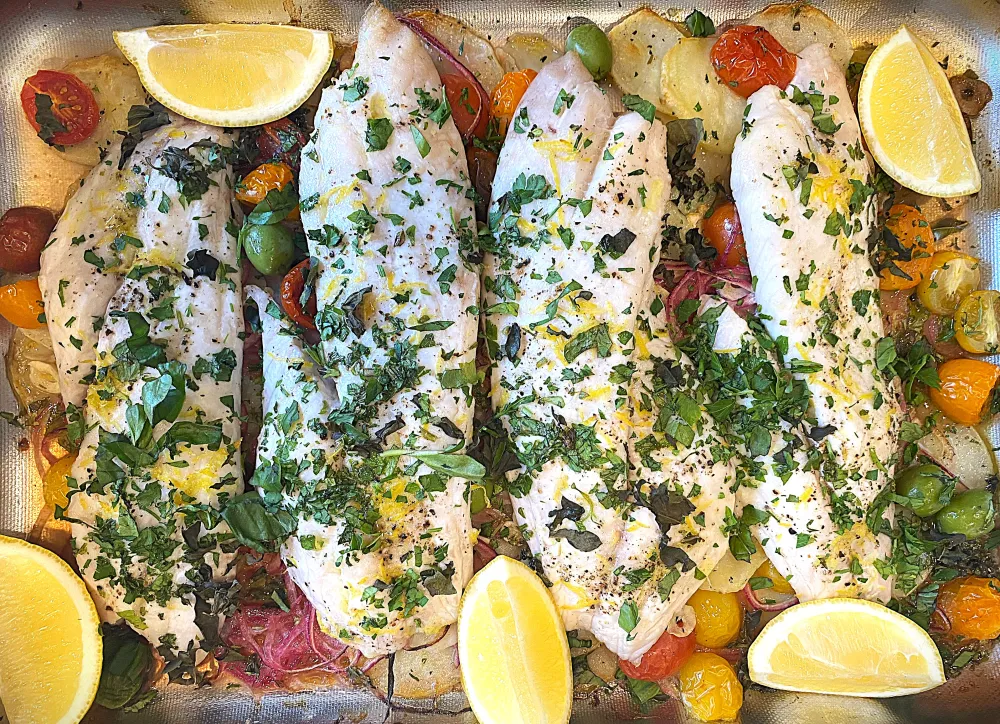 Baked Fish With Oregano Offers Fresh Mediterranean Flavors