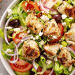 Chicken Souvlaki Salad Offers a Light Summer Meal