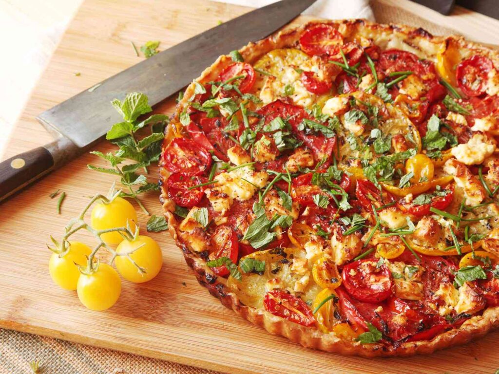 How to Make a Classic Tomato Tart at Home