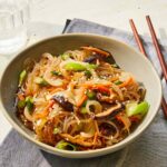 Cook Green Vegetable Vermicelli Japchae