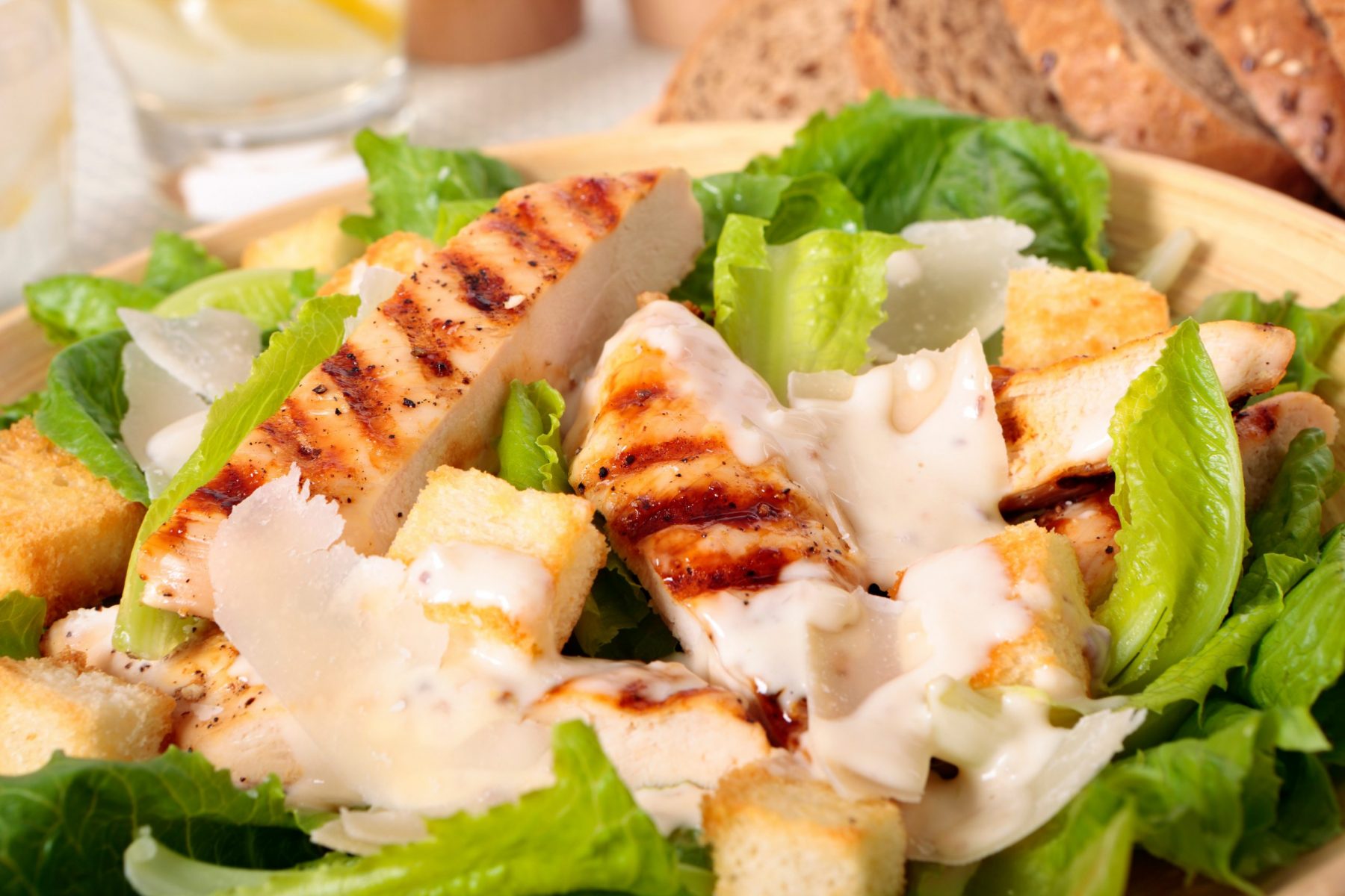 Chicken Salad Gets Crunchy Anchovy Croutons