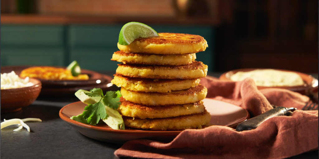 Sweetcorn Arepas Offer a Versatile Cornmeal Dish