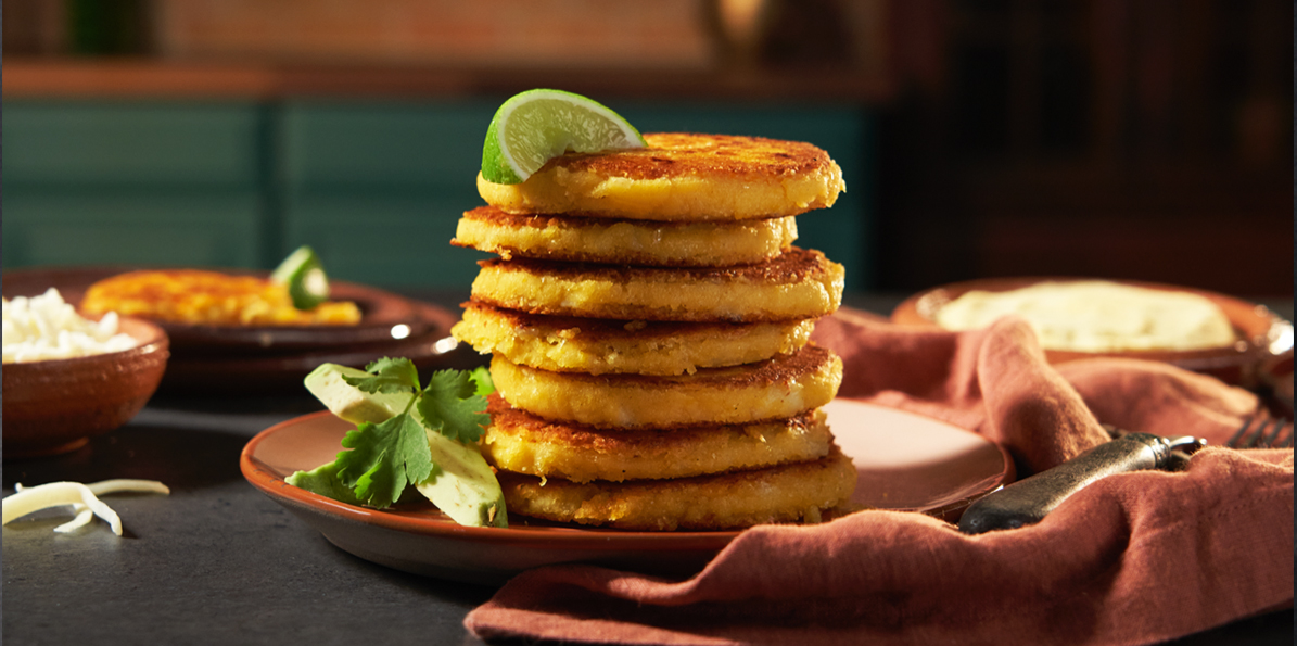 Sweetcorn Arepas Offer a Versatile Cornmeal Dish