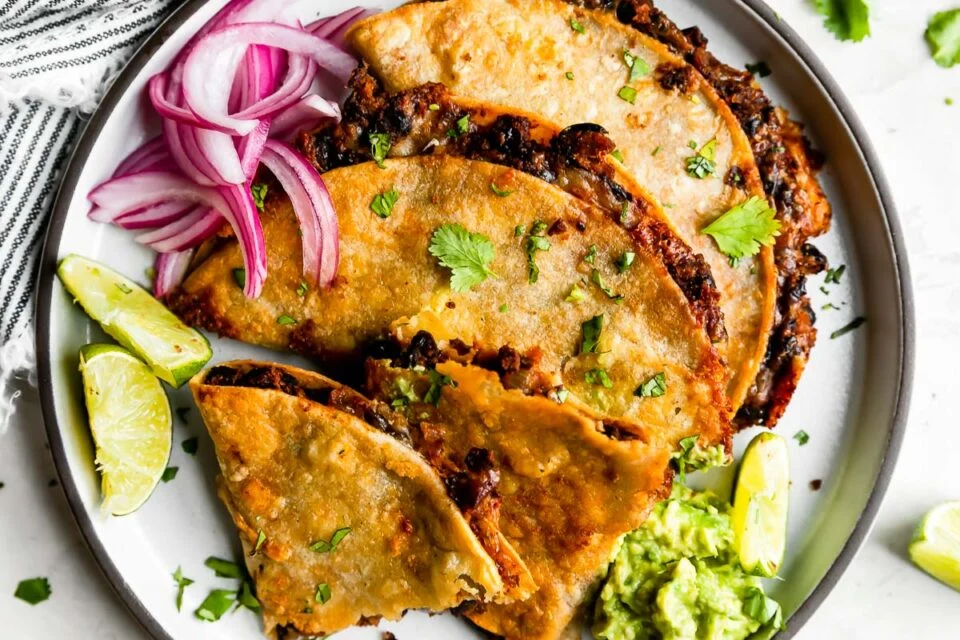 Fried Courgette Taco Recipe Adds Goat’s Cheese Twist