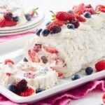 How to Make Strawberry Sumac Rolled Pavlova