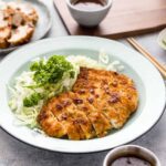 Crispy Panko Chicken Meets Miso Salad
