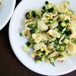 Orecchiette With Courgettes, Parmesan and Almonds