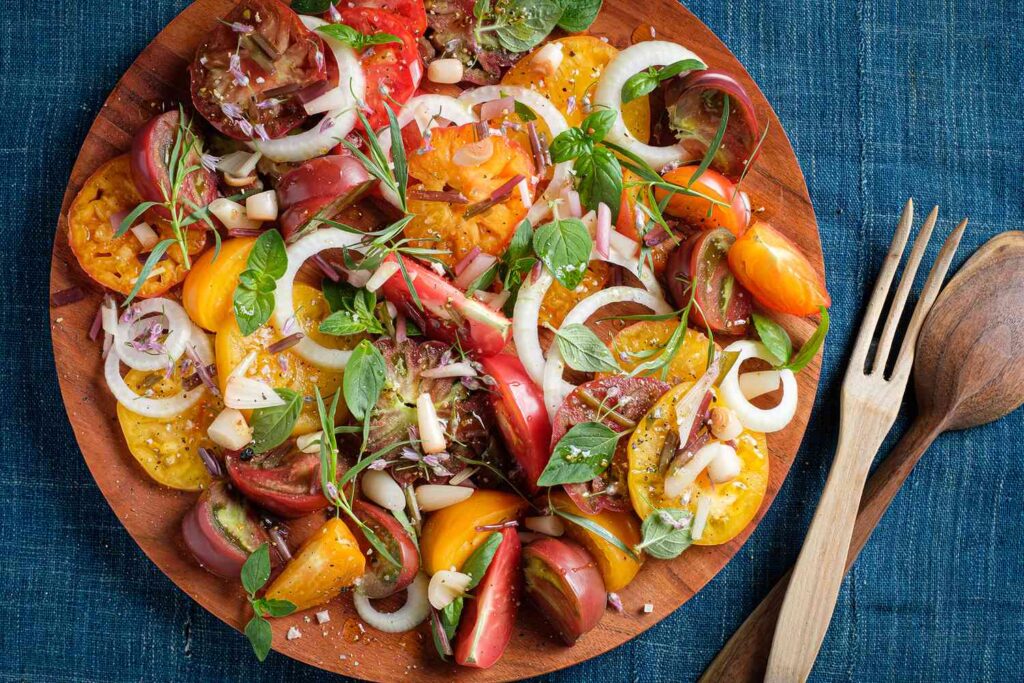 Tomato Salad With Chipotle and Pickled Onions