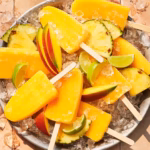 Homemade Pineapple and Mango Paletas