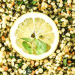 Herby Courgette Giant Couscous With Preserved Lemon